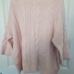 Soft, Oversized Pink Sweater